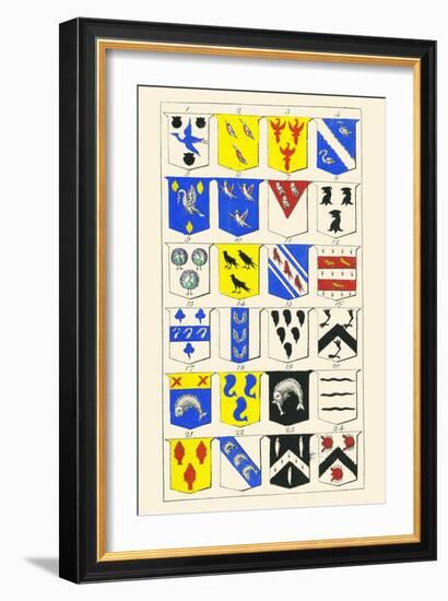 Heraldry - Blazonry-Hugh Clark-Framed Art Print