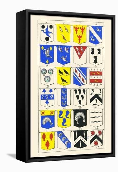 Heraldry - Blazonry-Hugh Clark-Framed Stretched Canvas