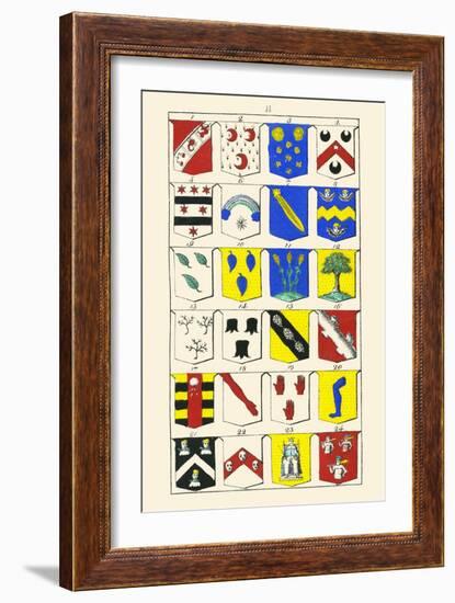 Heraldry - Blazonry-Hugh Clark-Framed Art Print