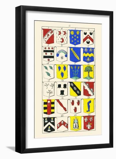 Heraldry - Blazonry-Hugh Clark-Framed Art Print