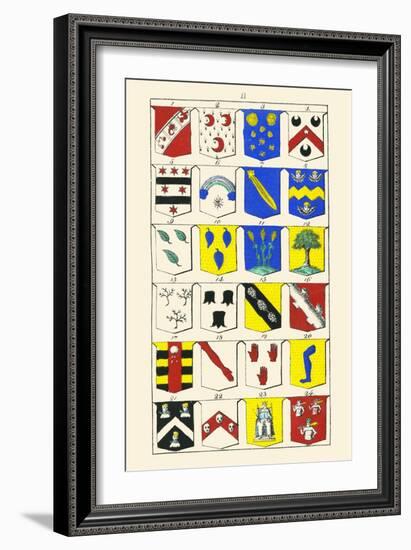 Heraldry - Blazonry-Hugh Clark-Framed Art Print