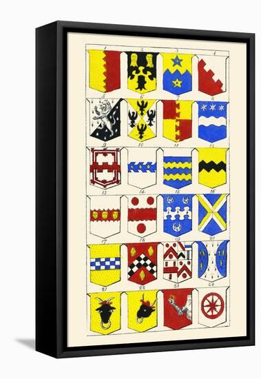 Heraldry - Blazonry-Hugh Clark-Framed Stretched Canvas