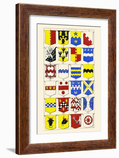 Heraldry - Blazonry-Hugh Clark-Framed Art Print