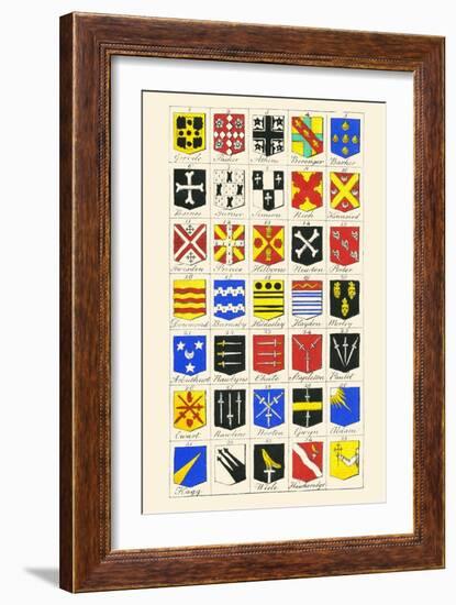 Heraldry - Blazonry-Hugh Clark-Framed Art Print