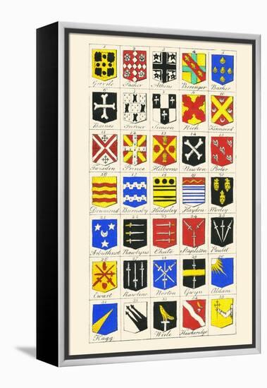 Heraldry - Blazonry-Hugh Clark-Framed Stretched Canvas