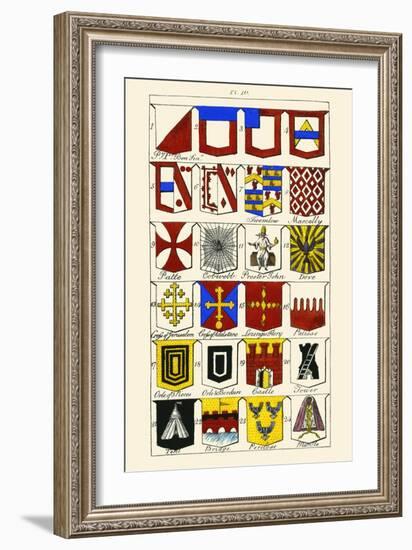 Heraldry-Hugh Clark-Framed Art Print