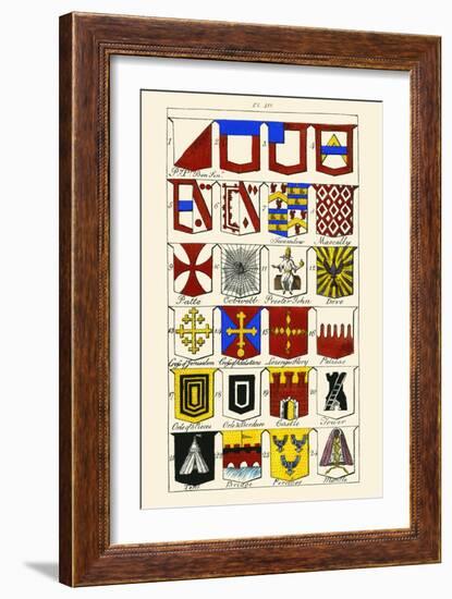 Heraldry-Hugh Clark-Framed Art Print