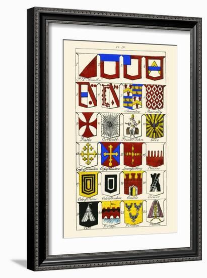 Heraldry-Hugh Clark-Framed Art Print