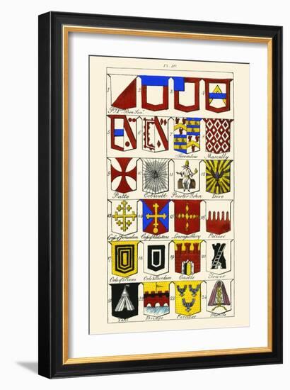 Heraldry-Hugh Clark-Framed Art Print