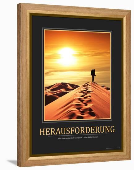 Herausforderung (German Translation)-null-Framed Stretched Canvas