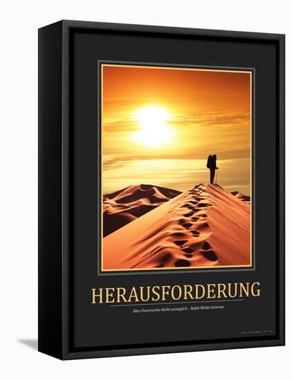 Herausforderung (German Translation)-null-Framed Stretched Canvas