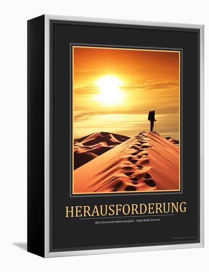 Herausforderung (German Translation)-null-Framed Stretched Canvas