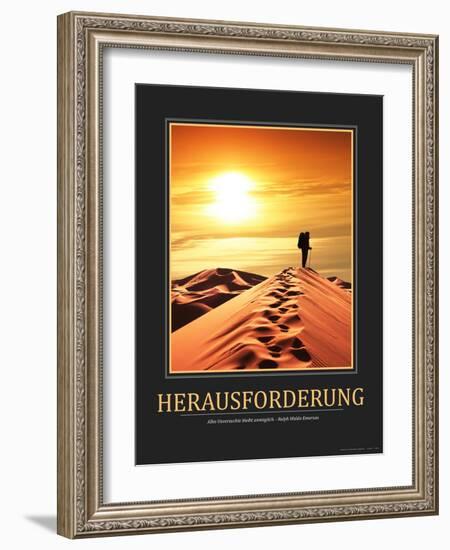 Herausforderung (German Translation)-null-Framed Photo