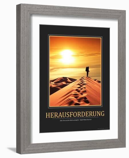 Herausforderung (German Translation)-null-Framed Photo