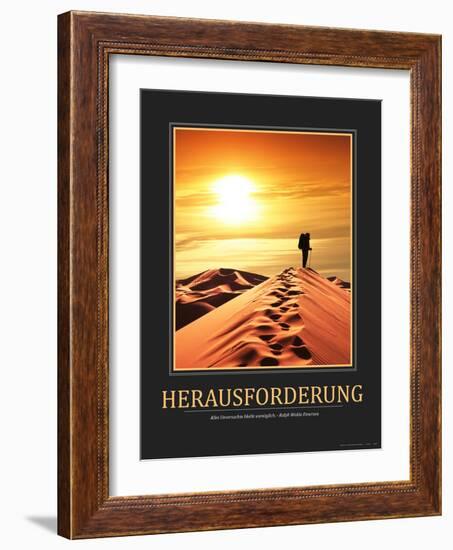 Herausforderung (German Translation)-null-Framed Photo