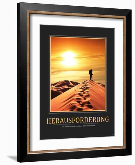 Herausforderung (German Translation)-null-Framed Photo