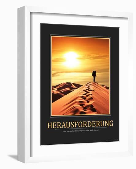 Herausforderung (German Translation)-null-Framed Photo