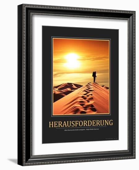 Herausforderung (German Translation)-null-Framed Photo