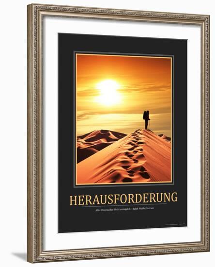 Herausforderung (German Translation)-null-Framed Photo