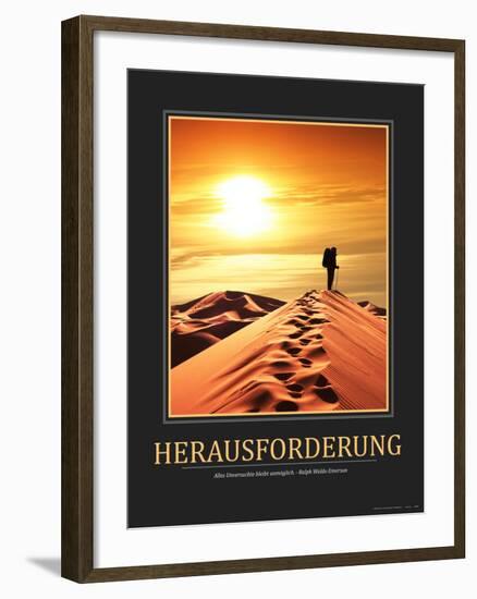 Herausforderung (German Translation)-null-Framed Photo