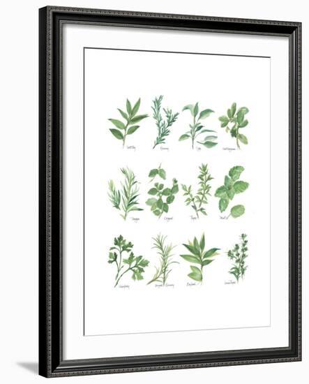 Herb Chart-Chris Paschke-Framed Art Print