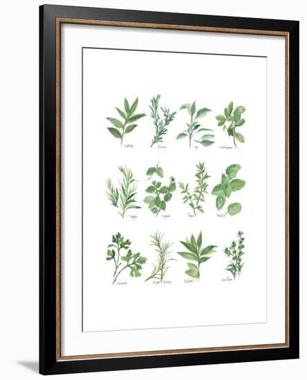 Herb Chart-Chris Paschke-Framed Art Print