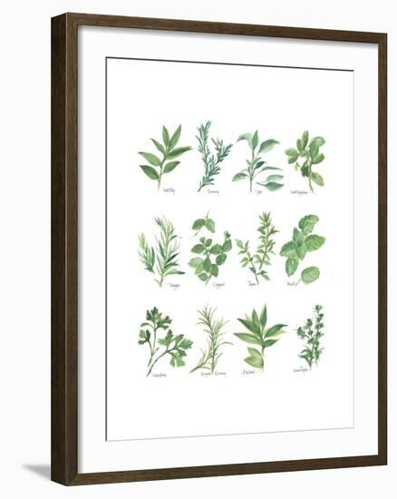 Herb Chart-Chris Paschke-Framed Art Print