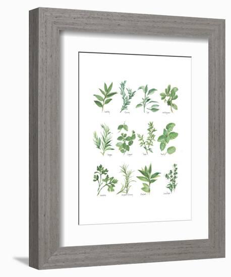 Herb Chart-Chris Paschke-Framed Art Print