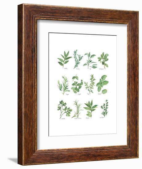 Herb Chart-Chris Paschke-Framed Art Print