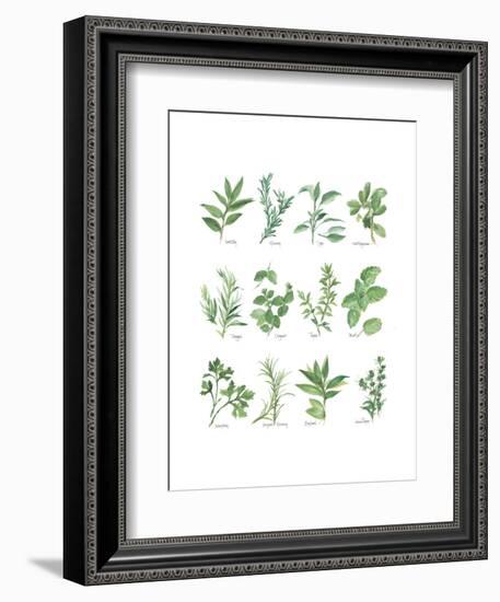 Herb Chart-Chris Paschke-Framed Art Print