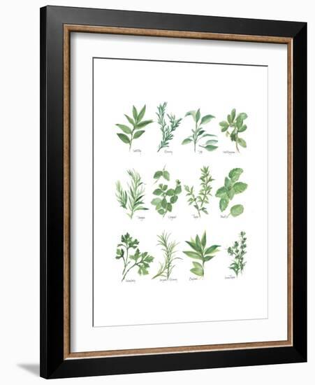 Herb Chart-Chris Paschke-Framed Art Print