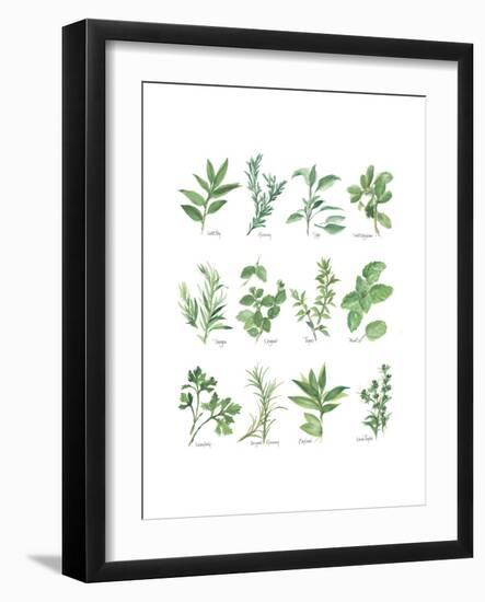 Herb Chart-Chris Paschke-Framed Art Print
