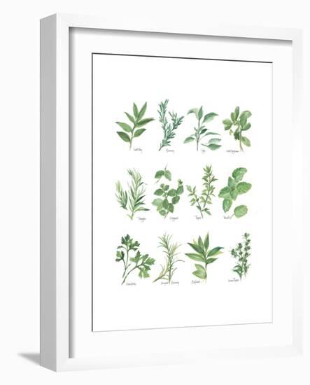 Herb Chart-Chris Paschke-Framed Premium Giclee Print