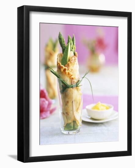 Herb Crepes Filled with Green Asparagus-Jan-peter Westermann-Framed Photographic Print