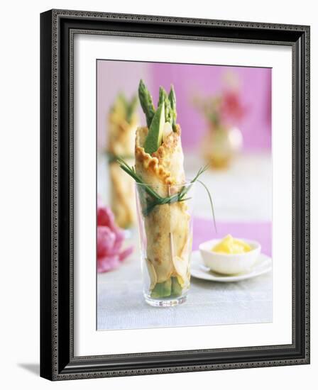 Herb Crepes Filled with Green Asparagus-Jan-peter Westermann-Framed Photographic Print