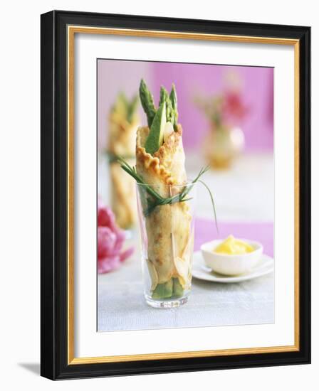 Herb Crepes Filled with Green Asparagus-Jan-peter Westermann-Framed Photographic Print