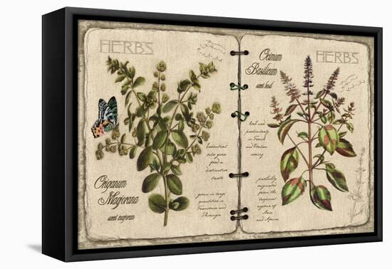 Herb Journal-Kate Ward Thacker-Framed Premier Image Canvas