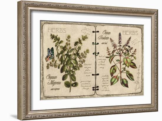 Herb Journal-Kate Ward Thacker-Framed Giclee Print