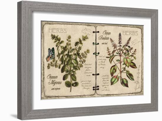Herb Journal-Kate Ward Thacker-Framed Giclee Print