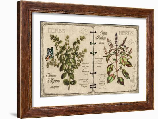 Herb Journal-Kate Ward Thacker-Framed Giclee Print