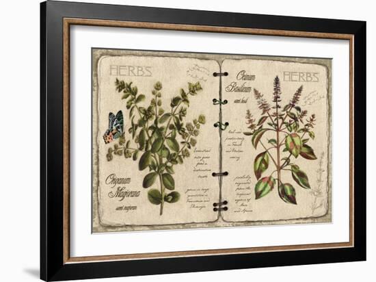 Herb Journal-Kate Ward Thacker-Framed Giclee Print