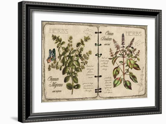 Herb Journal-Kate Ward Thacker-Framed Giclee Print