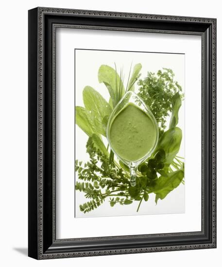 Herb Sauce with Fresh Herbs (Frankfurt Sauce)-Walter Cimbal-Framed Photographic Print