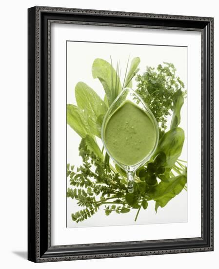 Herb Sauce with Fresh Herbs (Frankfurt Sauce)-Walter Cimbal-Framed Photographic Print