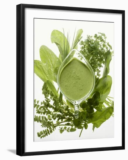 Herb Sauce with Fresh Herbs (Frankfurt Sauce)-Walter Cimbal-Framed Photographic Print