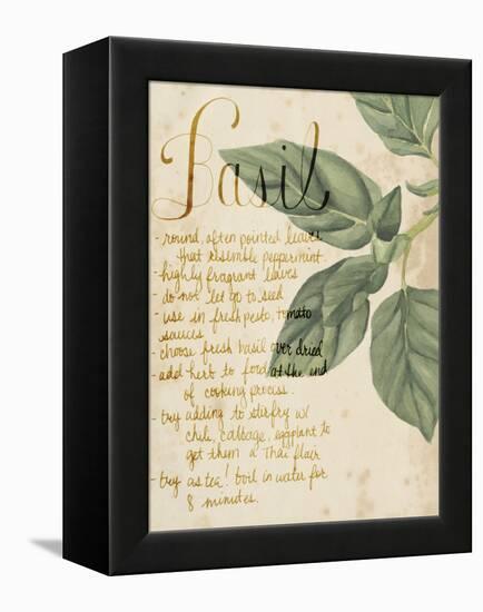 Herb Study I-Grace Popp-Framed Stretched Canvas