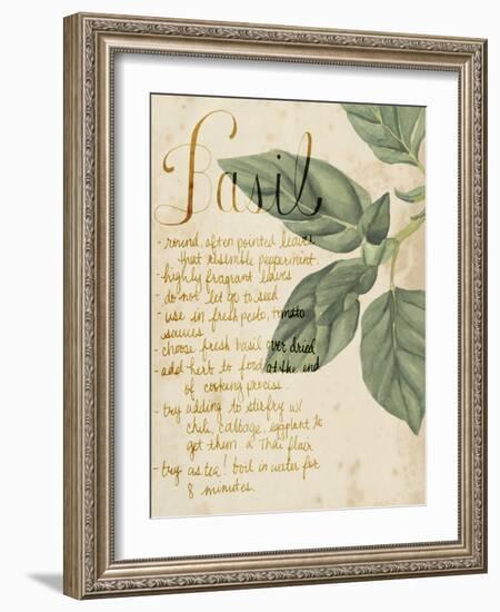 Herb Study I-Grace Popp-Framed Art Print