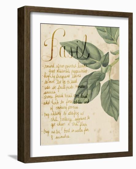 Herb Study I-Grace Popp-Framed Art Print