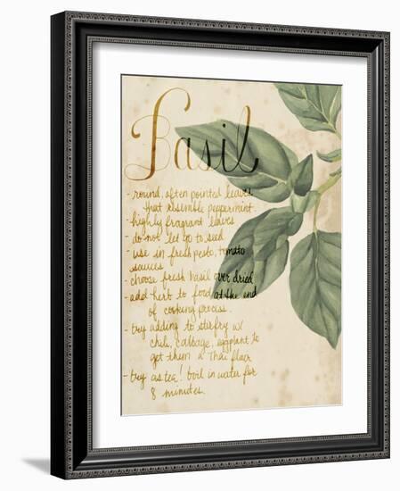 Herb Study I-Grace Popp-Framed Art Print