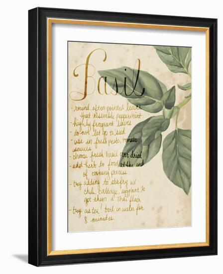 Herb Study I-Grace Popp-Framed Art Print